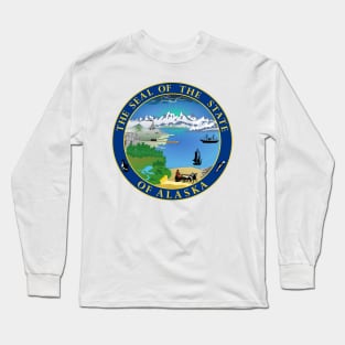 The Seal of the State of Alaska Long Sleeve T-Shirt